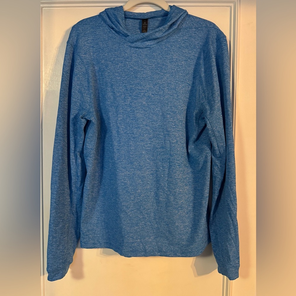 Lululemon Drysense Hoodie Heathered Amalfi Blue Size Small